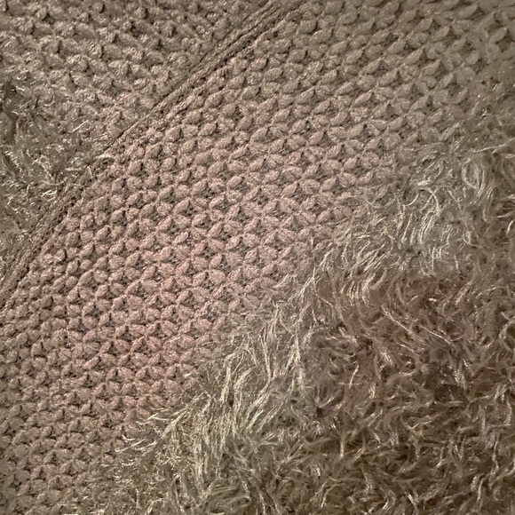 2 texture black poncho- soft & cozy - Picture 2 of 5